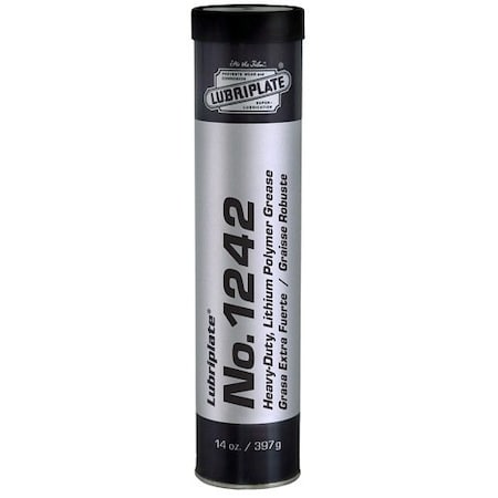 Lubriplate Lithium Complex Grease, Multipurpose, Cartridge, Semi Solid NO.1242 14.5OZ CART ; L0106-098